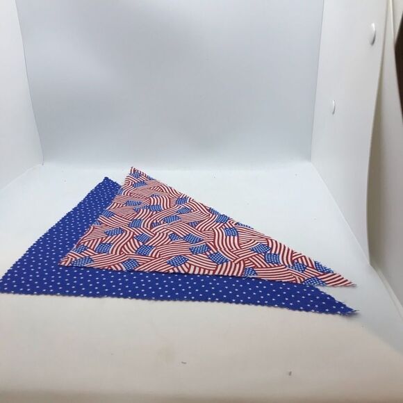 Dog Scarf Patriotic Set Red White Blue Small - Picture 7 of 13